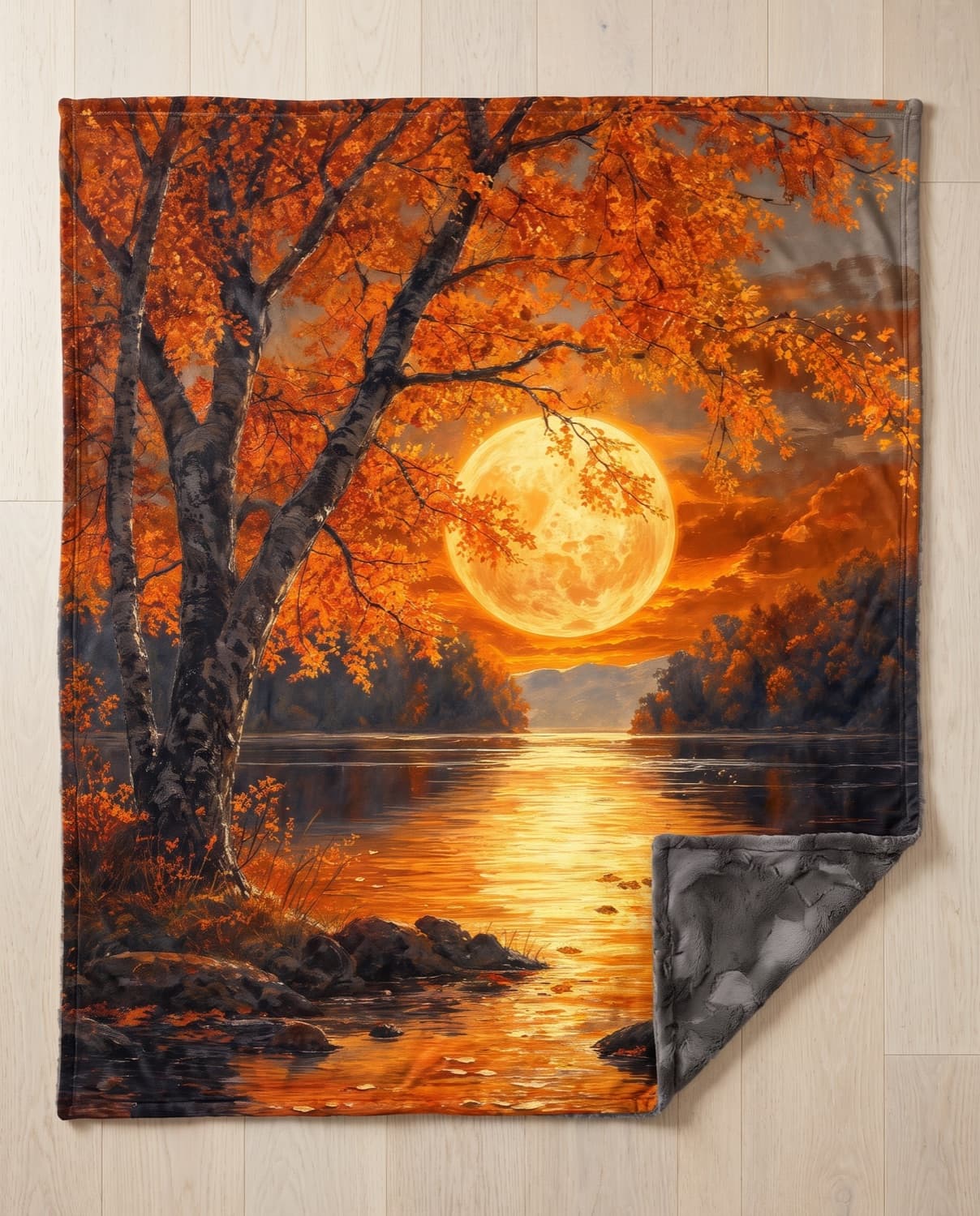 Harvest Moon minky blanket